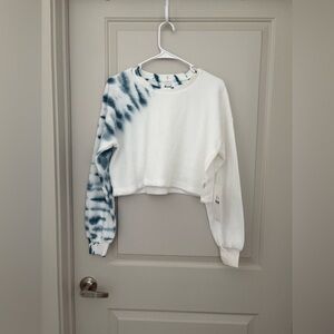 Feat tie-dye cropped sweatshirt NWT Size M